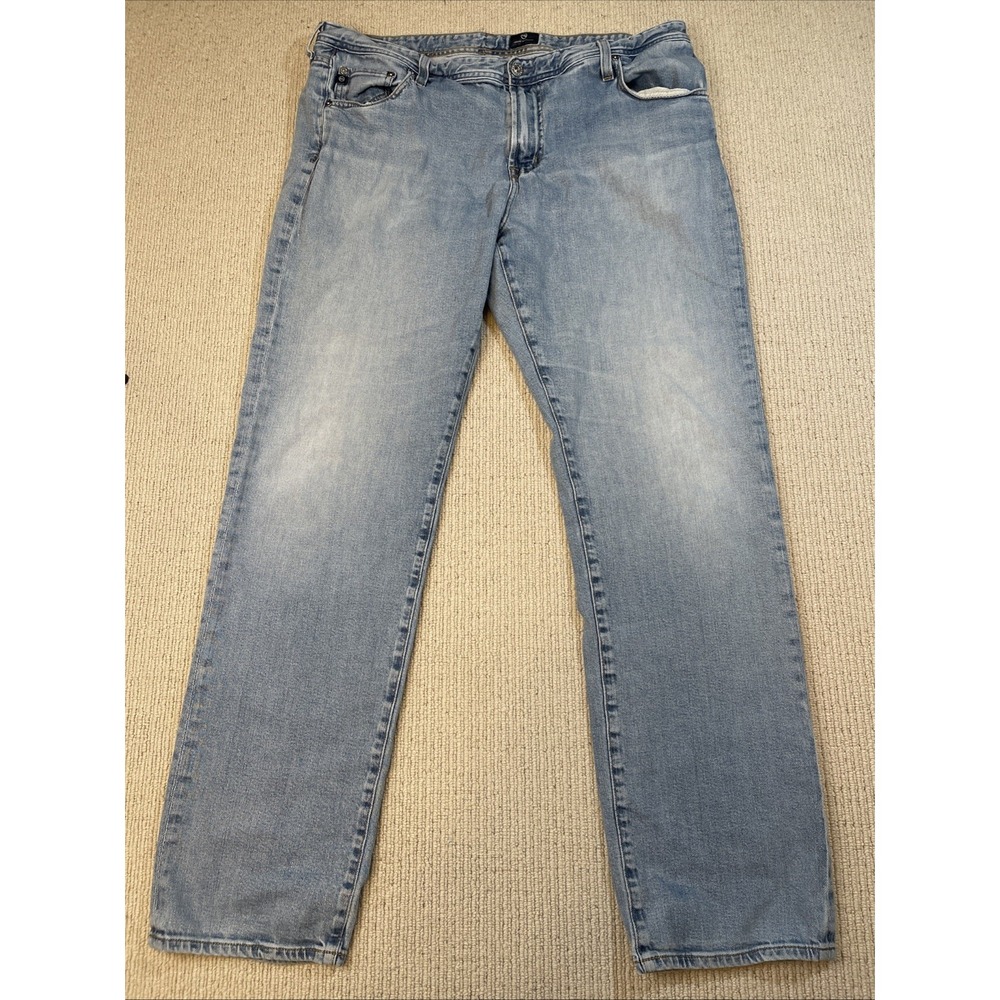 AG Adriano Goldschmied  Men's The Graduate Tailored Leg Light Wash Jeans 40x34